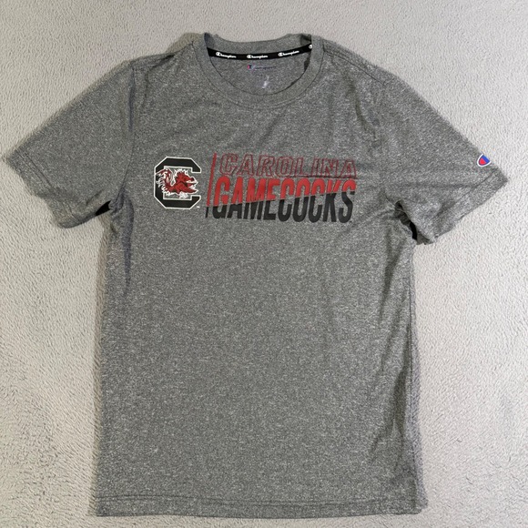 Champion Carolina Gamecocks T-Shirt Mens Small Gray Athletic Graphic Tee - Picture 1 of 6